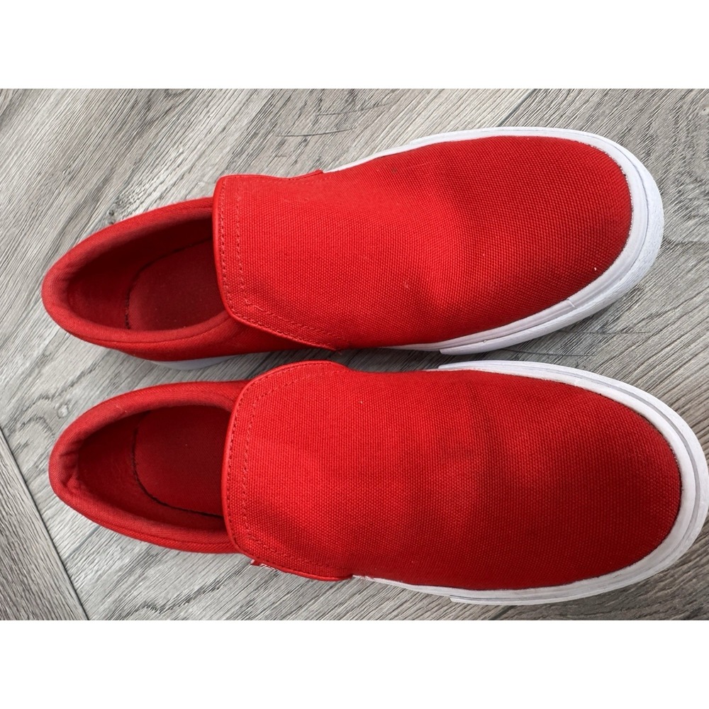 NIKE CZ9412-600 COURT ROYALE SLIP ON SHOES Sneakers UNIVERSITY RED WOMENS Sz 7 - Picture 7 of 9
